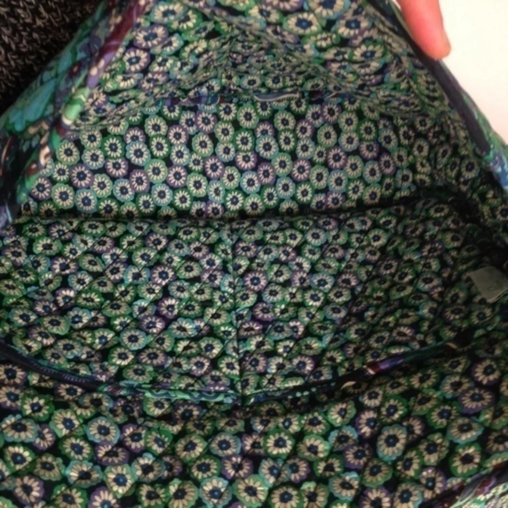 VERA BRADLEY floral book computer diaper bag